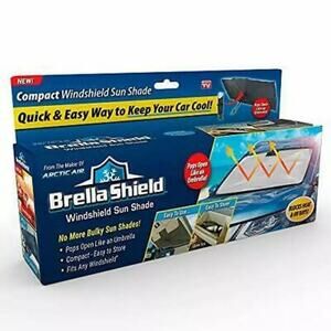 OnTel Brella Shield Windshield Sun Shade Blocks Heat & UV, Universal Fit